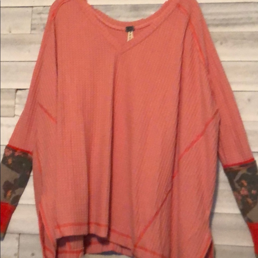 Free people long sleeve sweater top